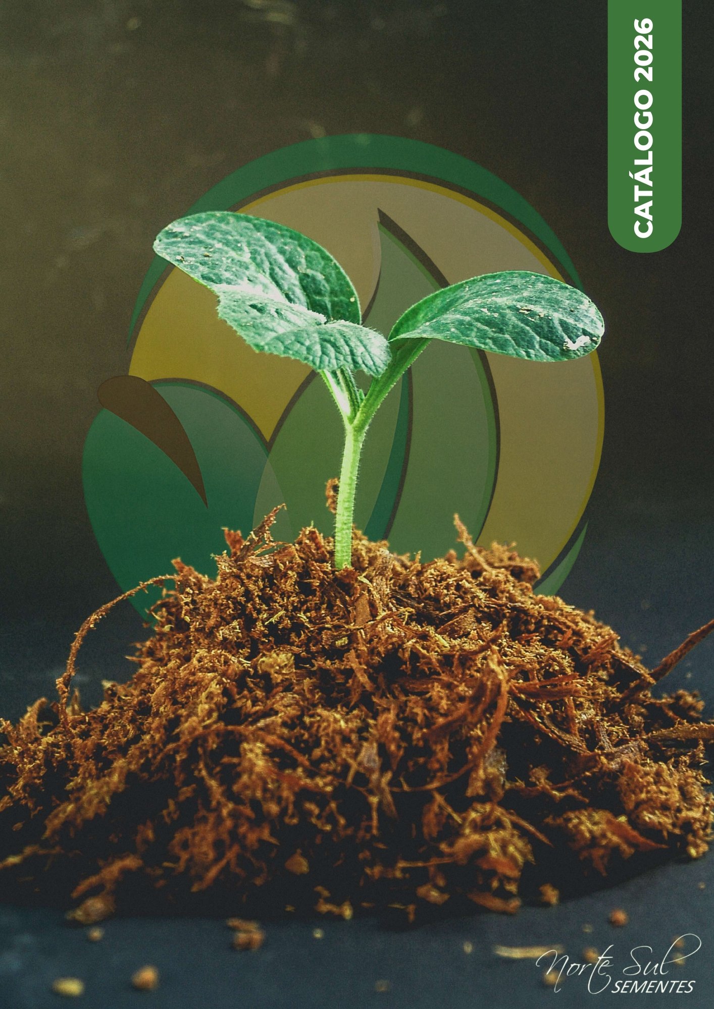 Capa do catálogo Norte Sul Sementes 2026